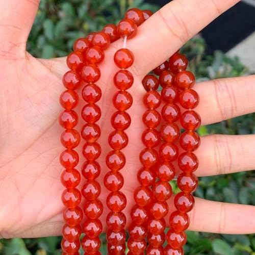 180pcs Adabele Natural Carnelian Red Agate Healing Gemstone 4mm (0.16 Inch) Small Round Beads Gem Stone Spacer for DIY Craft Jewelry Making GS14-4 - color: Carnelian, size: 4mm (180pcs/2 strands)