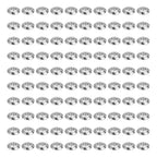PATIKIL 100Pcs Stainless Steel Saucer Beads 1.5mm Hole Small Saucer Spacer Beads for DIY Jewelry Making Earrings Bracelets Necklaces Crafts, Silver - size: 1.5 x 3 x 1.5mm (L x W x H)