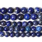 4MM 88PCS Natural Stone Blue Lapis Lazuli A Grade Gemstone Beads for Jewelry Making DIY Bracelet Crystal 1 Strand - color: Blue Lapis Lazuli, size: 4mm
