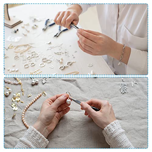 PATIKIL 500Pcs Flat Head Pins for Jewelry Making 70mm Stainless Steel Flat Head Pins Jewelry Head Pins for Craft Earring Bracelet Necklace Pendant Supplies 22 Gauge Silver - size: 70mm