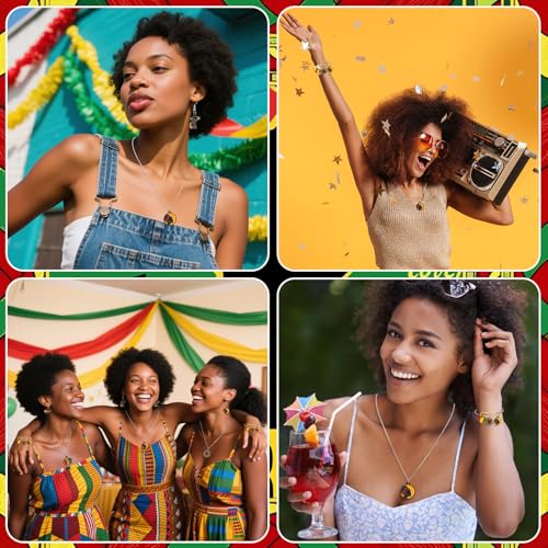 MARFOREVER Juneteenth Charms, 40Pcs/20 Pairs African Juneteenth Freedom Day Charms for Jewelry Making, Celebrate Black Freedom Charm Pendants for Bracelet Necklace Earrings Making Accessories - style: Juneteenth