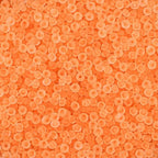4mm Frosted Glass Seed Beads Bulk, 1000pcs Small Round Glass Bead Matte Loose Spacer Beads for Beading, Friendship Bracelet, Pendants, Key Chains, Necklaces, Hairpins, Orange Yellow - color: Orange Yellow
