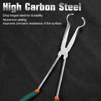 SPEEDWOX Long Reach Hose Grip Pliers 11 Inches Circle Plier Serrated Jaws Ring Nose Pliers High Leverage Reduce Efforts Non-slip Handle - style: Hose Grip Pliers
