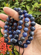 GAF TREASURES Grade A ++ Gemstone Round Bead Adjustable Bracelet 10mm, Genuine Crystal Bead Bracelet, Gift for Men & Women - color: Sodalite