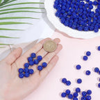 200PCS 10MM Blue Rhinestone Beads with Hole Polymer Clay Round Sparkly Grade A Pave Disco Ball Shiny Charms Loose Spacer Bead Bulk for Jewelry Making Bracelets Earrings Keychains DIY Crafts - color: Blue, size: 10mm 200pcs