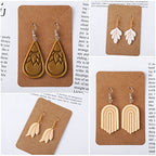 Kajaia 114 Pcs Polymer Clay Earring Cutters Bohemian Flowers Leaf Polymer Clay Earring Cutters Set Jewelry Making Supplies for Women Craft DIY - color: Fresh Style