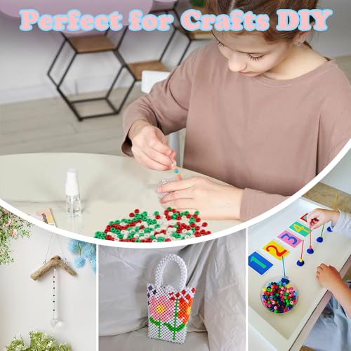 QPIXVB 1100PCS Christmas Beads,Pony Beads,Christmas Pony Bead for Bracelets,Small Bulk Bead for Jewelry Making Bracelet Making,Hair Craft,Red Green Jewelry Making Supplies for Adults,9mm - color: christmas beads