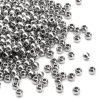 304 Stainless Steel Round Beads 2.5mm 400pcs Spacer Beads for Jewelry DIY Making and Repairing - size: 2.5mm