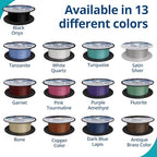 Soft Flex 49 Strand Beading Wire - Medium 0.19 Diameter - 100 Feet Nylon Design Wire - style: Garnet
