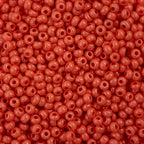 John Bead Czech Glass Seed Beads 11/0 Terra Intensive Orange, 23 Grams of DIY Jewelry Making Beads Preciosa (Jablonex) - color: Orange