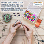 Soft Flex 26 Gauge Craft Wire - 27 Meters - Jewelry Wire with Tarnish Resistant Silver Plating - style: Bare Copper