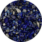 Natural Chip Stone Beads Lapis Lazuli 5-8mm About 400 Pieces Irregular Gemstones Healing Crystal Loose Rocks Bead Hole Drilled DIY for Bracelet Jewelry Making Crafting (5-8mm, Lapis Lazuli) - color: Lapis Lazuli