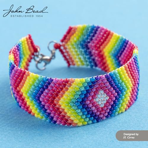 John Bead Czech Glass Seed Beads 11/0 Terra Intensive Light Green, 25 Grams of DIY Jewelry Making Beads Preciosa (Jablonex) - color: Light Green