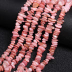 Chip Shell, 260pcs 5-8mm Irregular Shell Beads with Holes, Pink Shell & Rose Quartz Like Chip Beads for Jewelry Making - color: Pink