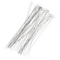 The Beadsmith Twisted Beading Needles - 2.5" (6.35 cm) Collapsible Eye Beading Needle, Medium (0.3 mm Diameter), Stainless Steel Flexible Wire for Stringing, Jewelry Making, Pack of 50 - style: Medium