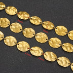 UMAOKANG 2 Meters Gold Oval Chain for Jewelry Making Stainless Steel Link Chains on Spool with Jump Rings Lobster Clasps - color: Gold Middle Oval