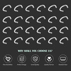 Keadic 1000Pcs 1/2" Hog Rings, Galvanized Hog Rings, Hog Rings for Auto Upholstery, Professional Upholstery Hog Rings, Hog Ring Set for Furniture Fencing Bagging - color: 1000pcs 1/2 Hog Rings