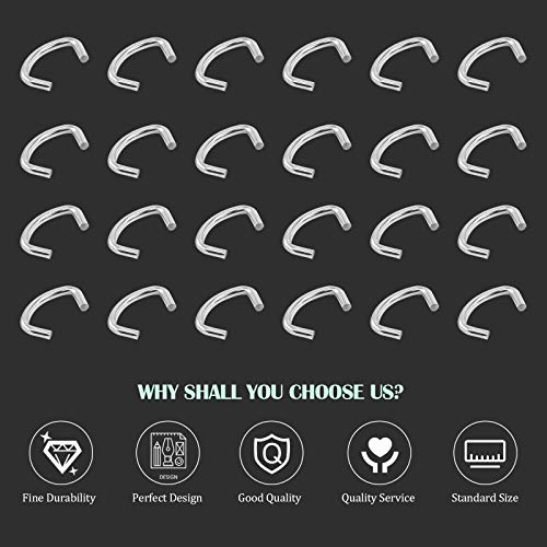 Keadic 1000Pcs 1/2" Hog Rings, Galvanized Hog Rings, Hog Rings for Auto Upholstery, Professional Upholstery Hog Rings, Hog Ring Set for Furniture Fencing Bagging - color: 1000pcs 1/2 Hog Rings