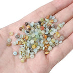 BEADIA Natural Amazonite Disk Stone Beads 4x2mm 160pcs Rondelle Loose Semi Gemstone Beads for Jewelry Making Design - color: Amazonite