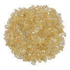 Citrine Pre Drilled Crystal Crushed Chips Beads for Bracelets Making, DIY Handmade Natural Healing Crystals (25 Inch Strand) - color: Citrine
