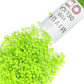 Miyuki Delica Seed Beads – Size 11/0 (1.6 mm), DB2121, Duracoat Opaque Kiwi, 7.2 g, Approx. 1440 Beads, Made in Japan - color: DB2121 - Duracoat Opaque Kiwi