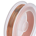 BENECREAT 21-Gauge Tarnish Resistant Copper Wire for Beading Craft, 65-Feet/21-Yard - color: Copper, size: 21-Gauge(65-Feet/22-Yard)