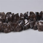 10-13mm Natural Irregular Freeform Raw Tea Quartz Stone Nugget Beads Reiki Crystal Healing Minerals Quartz Bead DIY Jewelry Making - color: Tea Quartz