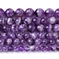 10MM 38PCS Purple Amethyst Dream Lace Beads Natural Quartz Crystal Stone Loose Beads for Jewelry Making DIY Bracelet Grade A+ 15 inches Strand - color: Purple Dream Lace Amethysts, size: 10mm