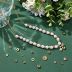 PH PandaHall 540pcs Antique Golden Spacer Beads, 18 Styles Tibetan Alloy Jewelry Beads Metal Spacers Charms for Bracelet Necklace Jewelry Making Supplies - color: 18 Styles Antique Golden - 540pcs