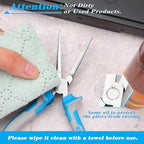 SPEEDWOX Fine Tips Needle Nose Pliers - Long Nose Pliers With Serrated Jaw, Protective Cover For Jewelry Making, Fishing, Wire Looping & Beading - style: Upgrade Fine Tips Needle Nose