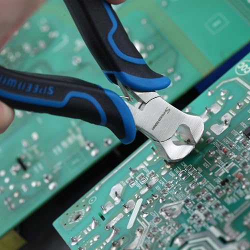 SPEEDWOX 4-Inch Mini End Cutting Pliers for Jewelry Making Mini End Nippers Cutters Pliers Jewelry Plier Nail Puller Plier Nail Remover Tool Staple Puller for Zipper Install Stops Repair - style: End Cutting Pliers