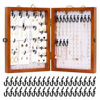Tapeera Folding Peg Board Display Stand For Vendors 40 Hooks Included - Jewelry Display For Craft Show - Tabletop Pegboard Earring Display For Vendor Event - Bracelet Display Rack For Selling Keychain