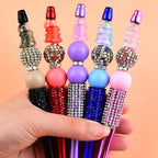 16Pcs Acrylic Ghost Focal Beads for Pens Colorful Ghost Fancy Space Beads for DIY Craft Beadable Pens Keychain Bracelet Necklace Earrings Jewelry Making - color: Ghost