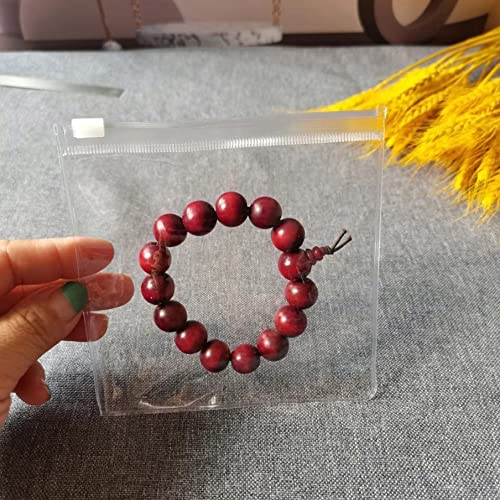 50PCS Storage Bags | Jewelry Bags Clear Plastic Transparent PVC With Zipper Closure, Jewelry Bag (5.11"*5.11") Small Plastic Bags For Jewelry (13 * 13cm 5.11 * 5.11 inch) - color: Clear - 5.11"×5.11"