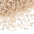 uxcell 1400Pcs Glass Bugle Beads, 1.5x1.5mm Tube Mini Loose Glass Seed Spacer Bead for DIY Earrings Necklaces Bracelets Jewelry Making (Silver-Champagne) - color: Silver-Champagne, size: 1.5x1.5mm