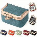 Zivyes Mini Jewelry Box Travel Small Coin Purse Organizer Case Genuine Leather Tiny Size (sky blue) - color: sky blue