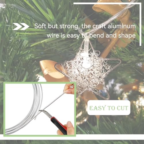 9 Gauge 3mm Bendable Aluminum Wire, 32.8 Feet (10m) Metal Craft Wire for Sculpting, DIY Jewelry Making, Doll Making, Modelling and Bonsai Training - size: 10 M x 3 mm