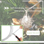 9 Gauge 3mm Bendable Aluminum Wire, 32.8 Feet (10m) Metal Craft Wire for Sculpting, DIY Jewelry Making, Doll Making, Modelling and Bonsai Training - size: 10 M x 3 mm