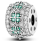 925 sterling silver bracelet necklace pendant, women's jewelry gift, dream catcher net bead pendant, suitable for original bracelets, parties, birthday jewelry gifts - color: KJC864