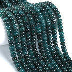76pcs 5x8mm Natural Stone Dark Blue Jade Rondelle Spacer Loose Beads Abacus Disk Stone Round Loose Gemstone Beads for Jewelry Making DIY Bracelet Necklace - color: Dark blue jade Stone, size: 5x8mm Abacus Disk