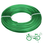 12 Gauge Aluminum Wire 100FT, 2mm Bendable Metal Anodized Aluminum Wire for Sculpting Jewelry Making Crafts Wreath Beading Floral(Grass Green) - color: Grass Green
