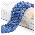 Natural Blue Aventurine Beads 6mm Round Stone Beads for DIY Bracelets Necklace Earrings Making 60pcs - color: Blue Aventurine, size: 6mm