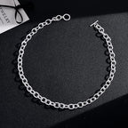 CHESKY 14K Gold Plated Chunky Necklace for Women, Trendy Paperclip Chain Necklace Thick Cross Heart Pendant Necklace Layered Herringbone Cuban Link Chain Toggle Necklaces Non Tarnish Jewelry - color: silver, style: paperclip