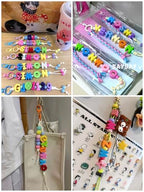 26PCS Large 6mm Hole Letter Beads, 20mm Acrylic Beads A to Z,for DIY Jewelry Making Kit Friendship Bracelet Key Chain and Bag Charms (26 A to Z Purple) - color: 26 A to Z Purple
