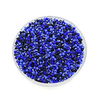 Toho Japanese Seed Beads Round Rocaille Size 11/0, 28 Grams, 6 Inch Tube, Blue Medley Mix