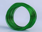 15 Gauge Anodized Aluminum Wire 49 Feet for Jewelry Making Craft DIY（1.5mm,Green,41525） - color: Green, size: 15 Gauge