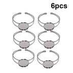 EXCEART Copper Bracelet Bottom Holder 2.36X1.96X0.98In Round Plate Y Shape for Diy Jewelry Making Kit with Bangle Bracelets and Custom Wrist Chains - color: Silver, size: 5*2.5cm