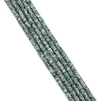 BEADIA Natural African Jade Spacer Beads Caps Loose Semi Gemstone for Beading Jewelry Making 6mmx3mm 38cm - color: African Jade, size: Round 6mm x 3mm