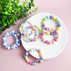 Jmassyang 200Pcs 14mm Candy Color Acrylic Round Frosted Beads Plastic Pastel Matte Loose Spacer Mixed for Jewelry Making Bracelets Necklaces DIY Crafts - size: 14mm-200pcs