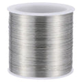 28 Gauge Jewelry Copper Wire, 328 ft/100 m Rust Resistant Craft Copper Wires, Bulk Soft Pure Silver Coppers Wire, Plated Metal Thin Beads Wires for Making Crafts Wrapping Jewelry - color: Silver
